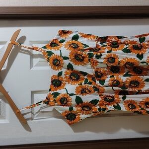 Open Back Sunflower Dress